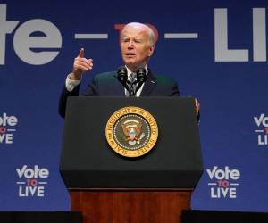 Biden criticó la trayectoria del expresidente de 78 años como un “infierno para los afroestadounidenses”.