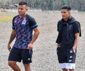 Chirinos estuvo en el entrenamiento del Olimpia de esta semana.