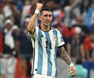 Di María anotó el segundo gol de la albiceleste en la final del Mundial ante Francia.