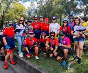 El club Lencas se formó hace 11 años y cuenta con unos 20 ciclistas.