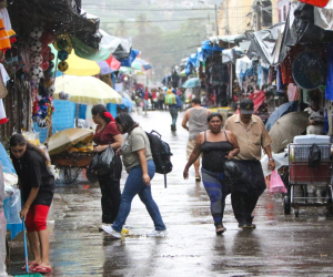 La tercera calle de Comayagüela es una zona de alto peligro debido a que se inunda cuando llueve.