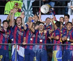 Estuvo presente en la última Champions League que consiguió el FC Barcelona.