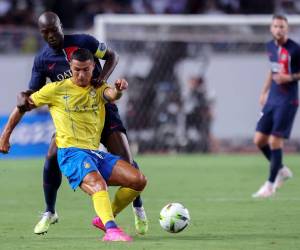 Triste empate sin goles entre PSG y el Al-Nassr de Cristiano Ronaldo.