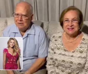 Los abuelos de Rebeca se robaron el corazón de los usuarios de las redes sociales con sus emotivos mensajes.