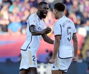 El anotador del gol del triunfo del Real Madrid celebra tras el clásico más esperado de la Jornada 11 de LaLiga