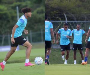 Los futbolistas de Honduras entrenaron esta tarde en el Centro de Alto Rendimiento de Olimpia.