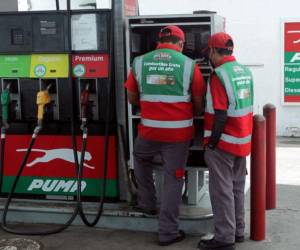 El margen entre la gasolina súper y regular ahora es de L 15.03.