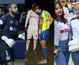 Olancho FC ante Olimpia se vieron las caras en el Juan Ramón Brevé de Juticalpa y el encuentro estuvo repleto de muchas acciones curiosas FOTOS: Marvin Salgado.