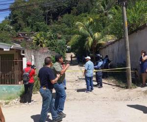 El hecho se registró en la colonia Monte Alegre de San Pedro Sula.