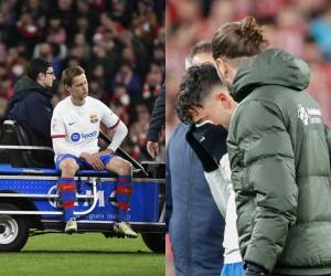 Frenkie De Jong y Pedri se lesionaron en el encuentro ante el Atlethic Bilbao en San Mamés.