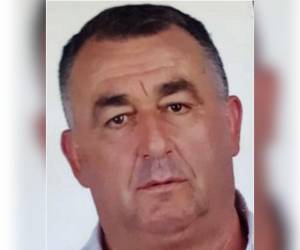 Haredin Fejzulla, líder de una organización criminal albano-kosovar condenado por narcotráfico, tras su arresto en Madrid por la Policía Nacional.