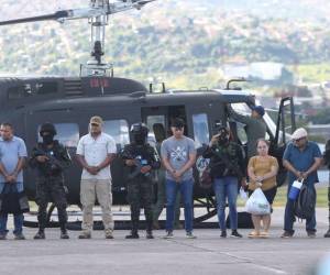 El 20 de octubre fueron capturados los cinco sospechosos y trasladados a Tegucigalpa para su proceso judicial.