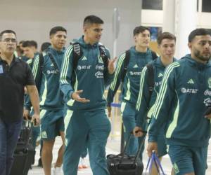 La Selección de México llegó el miércoles por la noche a San Pedro Sula.