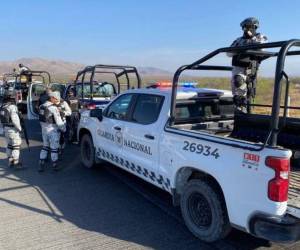 Los cuerpos fueron reportados por personas que circulaban por la autopista.