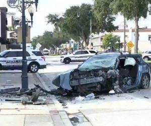 La Policía informó que el accidente ocurrió alrededor de las 5:40 de la mañana y que Cheniel Capone era el único ocupante del vehículo.