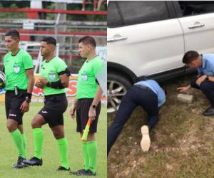 Los árbitros del encuentro entre Real Sociedad vs Real España sufrieron de vandalismo en Tocoa.