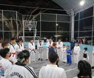 Las demostraciones se realizaron en la cancha de la zona 2 de la colonia Cerro Grande.