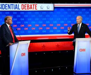 Donald Trump y Joe Biden protagonizaron un tenso debate presidencial en Atlanta.