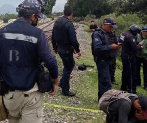 La escena donde quedó el cuerpo del compatriota luego del fatal accidente en Tabasco, México.