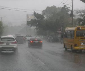 Las lluvias estarán acompañadas de tormentas eléctricas, principalmente en la zona sur de Honduras.