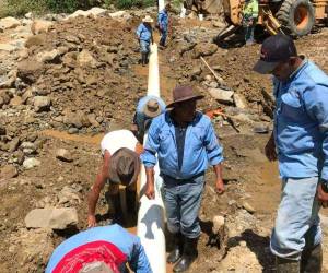 Luego del paso de Eta y Iota se rehabilitó de manera temporal el sistema de agua de Comayagua.