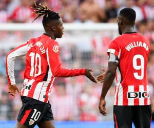 Nico Williams jugó minutos con su hermano mayor, Iñaki Williams en el Athletic Club.