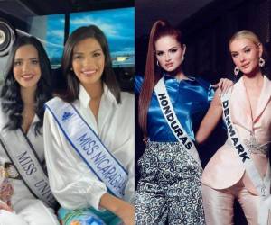 Tres certámenes consecutivos y tres hondureñas que posaron inconscientemente con quienes serían las nuevas Miss Universo, ¿coincidencia?