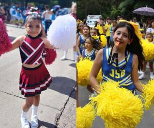 Bellas y dinámicas niñas desfilaron como pomponeras este domingo 8 de septiembre durante la conmemoración de los 203 años de independencia patria en Tegucigalpa, la capital de Honduras. A continuación te mostramos algunas de ellas.