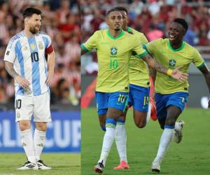 Argentina cayó ante Paraguay y Brasil empató ante Venezuela en las eliminatorias.