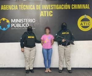 Esta fue la imagen de la fémina capturada difundida por el Ministerio Público.