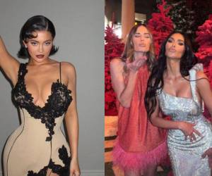 Kylie y Kim se lucieron con sus atuendos.