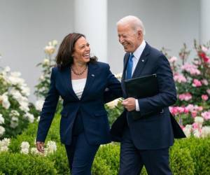 El presidente estadounidense, Joe Biden, anunció que respalda a Kamala Harris como candidata.