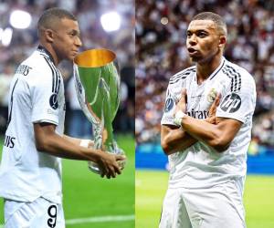 Kylian Mbappé conquistó la Supercopa de Europa con Real Madrid.