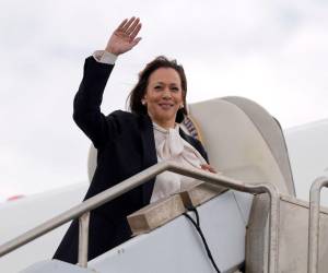 La candidata demócrata, Kamala Harris.