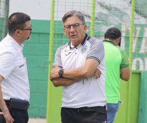 Salomón Nazar habló largo y tendido con los medios de comunicación tras el juego ante Real Sociedad.