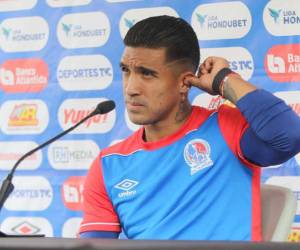 Michaell Chirinos brindó declaraciones en conferencia de prensa previo al duelo ante Olancho FC.