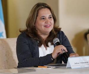 La viceministra de Seguridad, Julissa Villanueva.