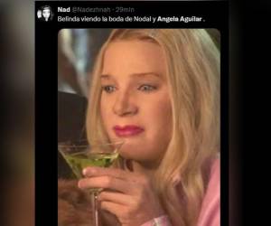 La boda de Ángela Aguilar y Christian Nodal dejó una ola de memes en redes sociales, pues muchos hablaron de lo rápido que contrajeron matrimonio y del vestido que usó la cantante para contraer matrimonio