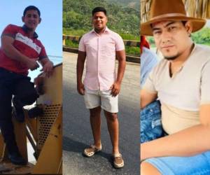 Eliakin Andino, José Humberto Torres y Mario Alberto Martínez son los tres jóvenes que fueron asesinados en una nueva masacre ocurrida este jueves en Guaimaca.