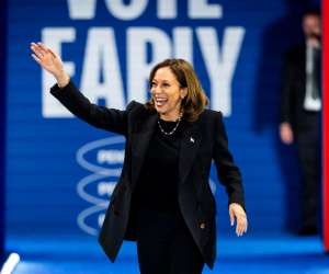 Kamala Harris, candidata a presidenta por el partido demócrata de Estados Unidos.