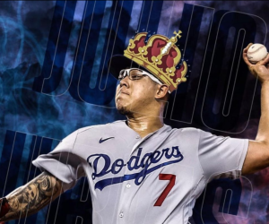 Julio Urías es un lanzador zurdo mexicano de béisbol profesional que juega para Los Angeles Dodgers de la Grandes Ligas.