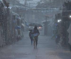 En la ciudad de La Ceiba se reportaron fuertes lluvias esta mañana.