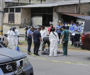 El cuerpo de Sidulfo López Martínez quedó tirado en uno de los carriles de la carretera que conduce a la zona norte del país.