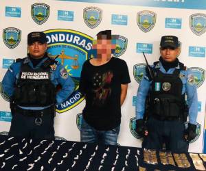 Autoridades dieron captura a un supuesto miembro de la MS-13 en posesión de droga lista para su venta.