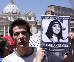 Emanuela Orlandi, 15 años, cuyo padre trabajaba para el Vaticano, desapareció después de una clase de música en el centro de Roma el 22 de junio de 1983.