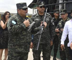 Coronel Fernando Muñoz, jefe de la Policía Militar de Orden Público (PMOP)