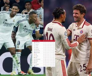 Así quedó la tabla de posiciones en Champions League: Bayern Munich y Real Madrid lideran