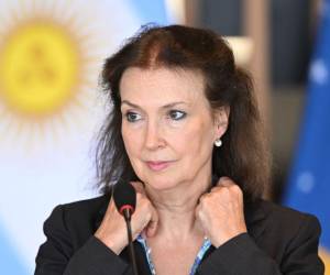 La canciller de Argentina, Diana Mondino.