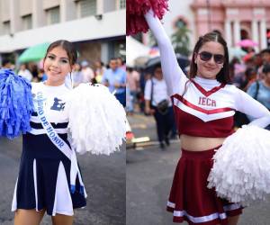 Con distintas coreografías preparadas y encanto, los cuadros de pomponeras brindaron un show al público hondureño en estas fiestas cívicas. Ellas son las bellas chicas que engalanaron las calles de nuestro país con su carisma.