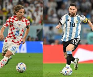 Luka Modric y Lionel Messi son dos de los mejores jugadores de lo que va de campeonato mundial.